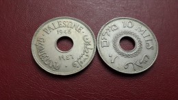 Israel-mandate Coins-(10 Mils)-(1946)-good - Israel
