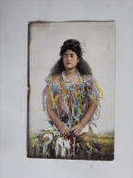 Carte Postale Ancienne : SAMOAN Beauty, Stamp 1907 - Samoa