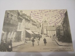 CPA BENEVENT L ABBAYE RUE DU MARCHE 1903 - Benevent L'Abbaye
