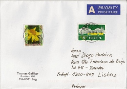 Switzerland Cover With ATM Stamp - Timbres D'automates