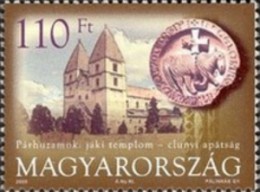 HUNGARY 2005 ARCHITECTURE Religious Buildings CHURCH Of JAK - Fine Set MNH - Unused Stamps