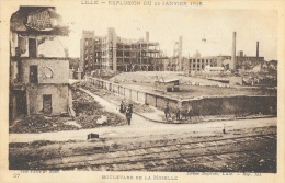 Lille - Explosion Du 11 Janvier 1916 - Boulevard De La Moselle - Correspondance Editions Jules Tallandier - Catastrophes