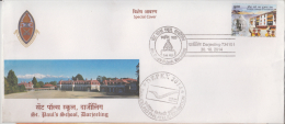 India  2014  St. Pauls School  Darjeeling  Special Cover # 84226   Indien Inde - Covers & Documents