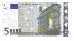 5 € Portugal Portogallo M U007D4 Jean Claude Trichet CIRCULATED  Cod.€.216 - 5 Euro