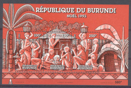 Burundi COB BL133 Christmas 1993 MNH - Unused Stamps