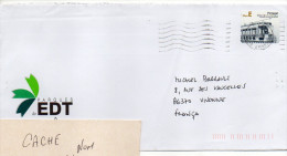 Portugal--2008--Lettre De Amarante Pour La France--timbre "Tramway"--cachet CIT  AMARANTE - Brieven En Documenten