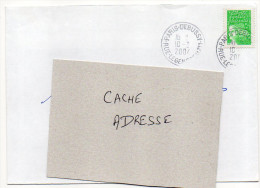 2004--cachet Manuel Rond  PARIS-DEBUSSY--75  Sur Lettre  --Marianne De Luquet - Manual Postmarks