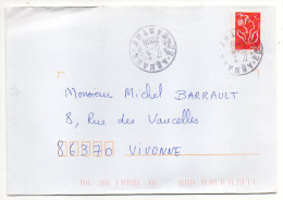2006--cachet Manuel Rond  ARNAGE--72  Sur Lettre  --Marianne De Lamouche - Manual Postmarks