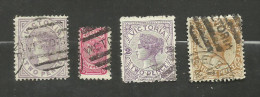 Victoria N°69, 71, 85, 86 Cote 3.50 Euros - Gebraucht