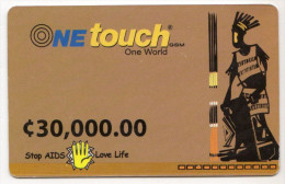 GHANA Prepayé C 30 000 ONE TOUCH AIDS - Ghana