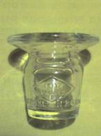 ENCRIER DE PUPITRE EN VERRE (ECOLE- ENCRE - ENCRIER - ECOLIER - ECRITURE) - Inkwells