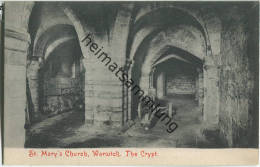 Warwick - St. Mary's Church - The Crypt - Verlag F. Redfern Poole's Cavern - Warwick