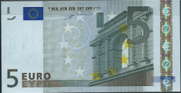 S ITALIA  5 EURO J001 H6  DUISENBERG   UNC - 5 Euro
