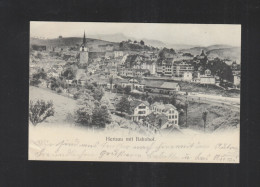 Schweiz AK  Herisau Mit Bahnhof 1904 - Herisau