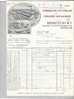 RENNOTTE Fres & Sr  BRUXELLES   Lits Et Sommiers  - 1949 - Textilos & Vestidos