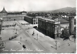 Italie. Torino. Piazza Castello E Palazzo Madama. Cpdm Grand Format - Palazzo Madama