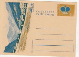 STEG VILLAGE PANORAMA, PC STATIONERY, ENTIER POSTAL, LIECHTENSTEIN - Stamped Stationery