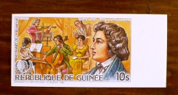 GUINEE Musique, Musiciens, CHOPIN, N° Yvert 785 NON DENTELE (imperforate) ** Neuf Sans Charniere. MNH - Musique