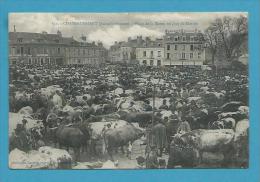 CPA 152 Métier Maquignons Marché Aux Bestiaux Place De La Motte CHATEAUBRIANT 44 - Châteaubriant