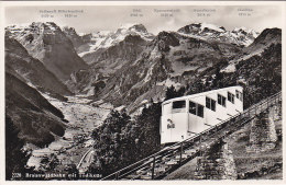 Suisse - Braunwald - Braunwaldbahn Mit Tödikette - Funiculaire Chemins De Fer Autrichien - Braunwald