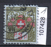 Schweiz, Portofreiheit, Zst. 3A / Mi. 3I O - Franchise