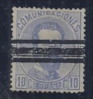 ESPAÑA 1872 - Edifil #121s Barrado - Sin Goma - Ungebraucht