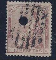 ESPAÑA 1873 - Edifil #139T Taladrado - VFU - Ungebraucht