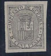 ESPAÑA 1874 - Edifil #141S Sin Dentar - MLH * - Oorlogstaks