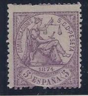 ESPAÑA 1874 - Edifil #144 - MLH * - Nuevos