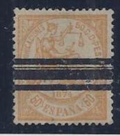 ESPAÑA 1874 - Edifil #149S Barrado - Sin Goma - Unused Stamps