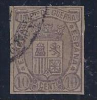 ESPAÑA  1875 - Edifil #154 - VFU - Tasse Di Guerra