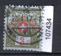 Schweiz, Portofreiheit, Zst. 3A / Mi. 3I O - Franchigia