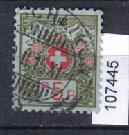 Schweiz, Portofreiheit, Zst. 4A / Mi. 4I O - Portofreiheit