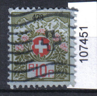 Schweiz, Portofreiheit, Zst. 5A / Mi. 5I O - Franchise