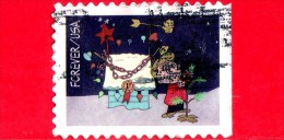 USA - STATI UNITI - Usato - 2015 - Cartoni - Charlie Brown - Natale - Christmas - Forever - Used Stamps