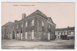 CPA - 72 - CONLIE - Vue D'ensemble Des Halles - Conlie