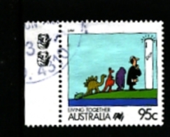 AUSTRALIA - 1991  95c.  LAW  2 KOALAS  REPRINT  FINE USED - Prove & Ristampe