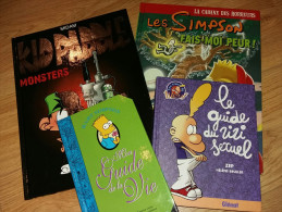 Lot BD - Kid Paddel- Simpson - Titeuf - Paquete De Libros