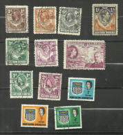 Rhodesie Du Nord N°2, 4, 32, 47, 48, 55, 60, 62, 74, 76, 77 Cote 5.25 Euros - Northern Rhodesia (...-1963)