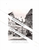 Photographien / Ansichten , 1907 , Zug , Collinbrunnen , Prospekt , Architektur , Fotos !!! - Zug