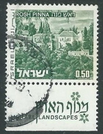 1975-79 ISRAELE USATO VEDUTE 50 A CON APPENDICE - T3 - Gebraucht (mit Tabs)