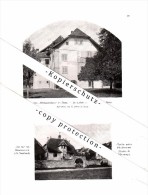 Photographien / Ansichten , 1907 , Bergün/Bravuogn , Stans , Münchenstein , Bern , Prospekt , Architektur , Fotos !!! - Bergün/Bravuogn