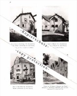 Photographien / Ansichten , 1907 , Steinsberg , Maienfeld , Münster , Ennenda , Grüsch , Prospekt , Architektur , Fotos - Grüsch