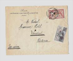 Delcampe - PARIS – Bureau N°22 « R. TAITBOUT »L.S.E.  1°Ech.  – Tarif P.A. « GDE-BRET. » à 1F.* - 1927-1959 Briefe & Dokumente