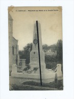 CPA Fine, Souple -  Ourville  - Monument Aux Morts De La Grande Guerre - Ourville En Caux