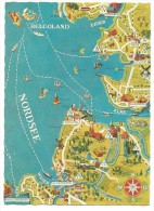 Die Nordsee Zwischen Eider Und Jade - Rubin-Verlag Otto Schulze Nr 1029 - Altri & Non Classificati