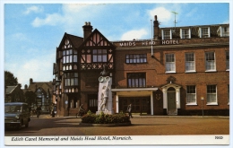 NORWICH : EDITH CAVEL MEMORIAL AND MAIDS HEAD HOTEL - Norwich