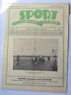 SPORT ILUSTROVANI TJEDNIK 1923 ZAGREB, FOOTBALL, SKI, MOUNTAINEERING ATLETICS, SPORTS NEWS FROM THE KINGDOM SHS - Bücher
