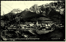 Abtenau / Salzburg  -  Mit Tennengebirge  -  Ansichtskarte Ca. 1970  (5528) - Abtenau