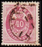 1882. Aur-Issue. 40 Aur Violet-lilac. Perf. 14x13½ (Michel: 15A) - JF191459 - Unused Stamps